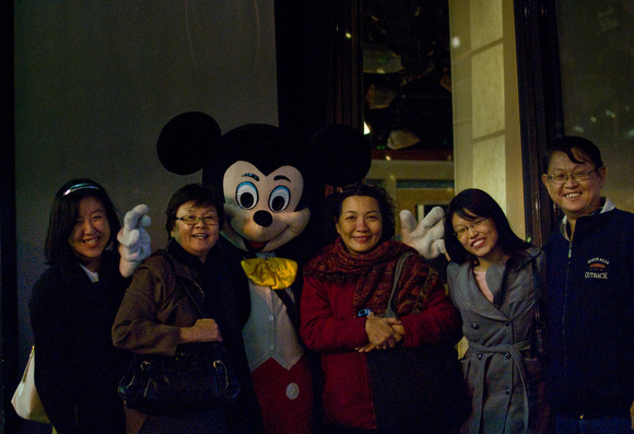 mummy insisted we take a photo with mickey haha